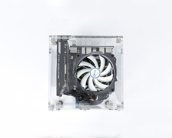 Clear acrylic MITX Mini-ITX computer case