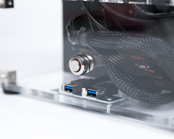 Clear acrylic MITX Mini-ITX computer case