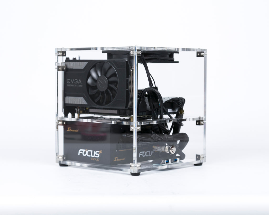 MITX 120 Clear Acrylic Computer Case - SFF – TOMA Fabrications Company