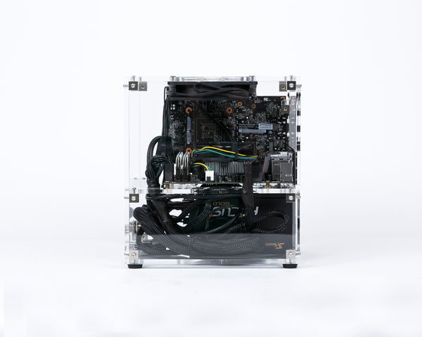 Clear acrylic MITX Mini-ITX computer case