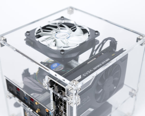 Clear acrylic MITX Mini-ITX computer case