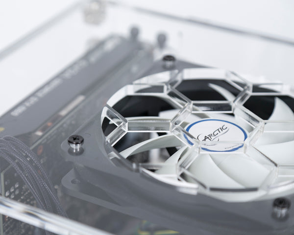 Clear acrylic MITX Mini-ITX computer case