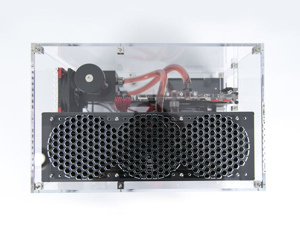 Clear acrylic computer case MATX