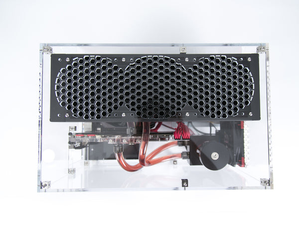 Clear acrylic computer case MATX